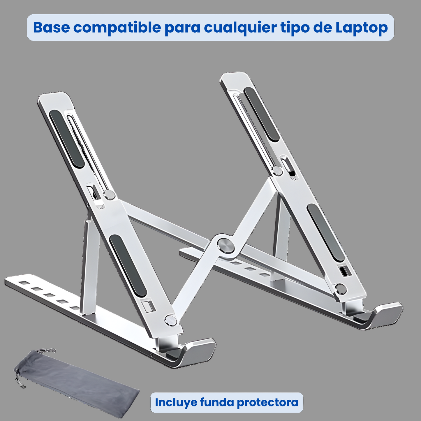Soporte de aleación de aluminio para Laptop